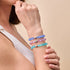 Sapphire | .925 Sterling Silver | Mermaid Glass Bead Bracelet